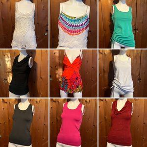 9 Sleeveless Tops Prana Trina Turk Colorful Nomad Hempware Nanette Lepore
